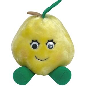 Del Monte Precious Pear Country Yumkin 1990 Yellow Vintage Plush Googly Eyes